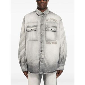 Off-White Grey Jackets - Shirt Jackets Men